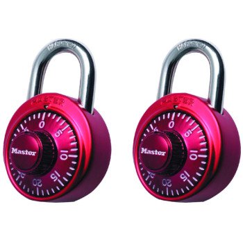 Master Lock 1530T Padlock, 9/32 in Dia Shackle, 3/4 in H Shackle, Steel Shackle, Metal Body, Anodized Aluminum