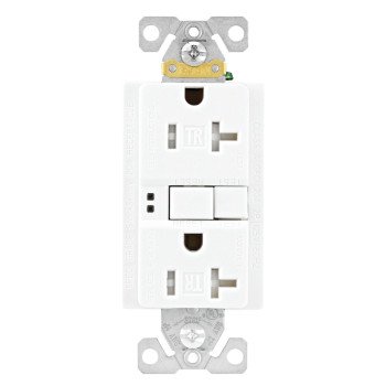 Eaton TRGF20W-SPL GFCI Receptacle, 125 V, 20 A