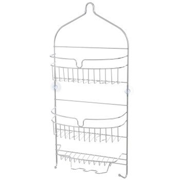 Kenney KN614151 Hanging Shower Caddy, 3-Shelf, Metal, Chrome