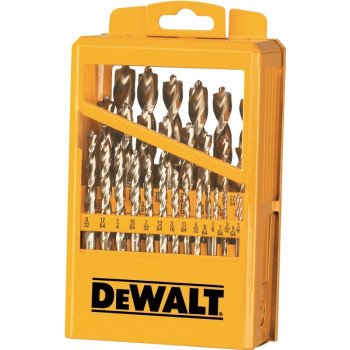 DEWALT DW1969 Drill Bit Set, High Performance, 29-Piece, Steel, Ferrous Oxide