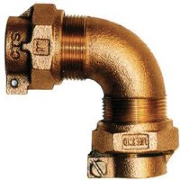 Legend T-4413NL Series 313-341NL Pipe Elbow, 3/4 in, 90 deg Angle, Brass, 100 psi Pressure