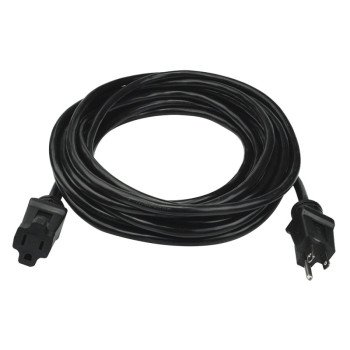 PowerZone OR532725 Extension Cord, 25 ft L, Black