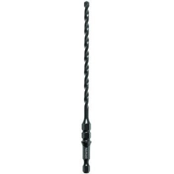 Irwin 1870569 Installer Bit, 3/16 in Dia, 6 in OAL, Spiral Flute, 2-Flute, 1/4 in Dia Shank, Quick-Change Shank