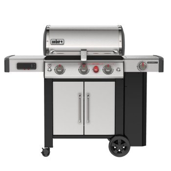 Weber Genesis II SX-335 61006601 Gas Grill, 39,000 Btu/hr, Liquid Propane, 3-Burner, Enclosed Cabinet Storage