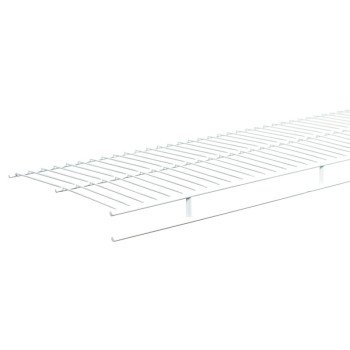 ClosetMaid 37300 Wire Shelf, 1-Level, 12 in L, 144 in W, Steel, White