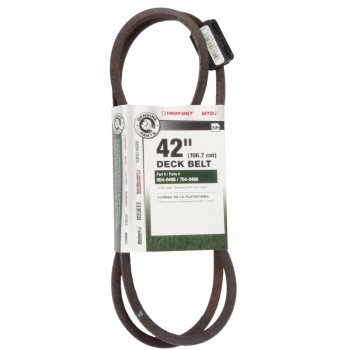 MTD 490-501-M053 Deck Drive Belt, 42 in L, 1/2 in W, 42 in Deck