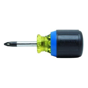 DEWALT DWHT66369 Screwdriver, #2 Drive, Phillips Drive, 1-1/2 in L Shank, Vinyl Handle, Comfort-Grip Handle