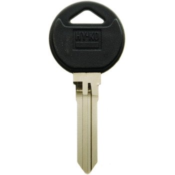 Hy-Ko 12005MZ13 Automotive Key Blank, Brass/Plastic, Nickel, For: Mazda Vehicle Locks