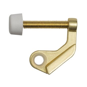 Sure-Loc DS11 SB Hinge Door Stop, Zinc, Satin Brass