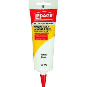 LePage 442193 Wood Filler, Liquid, Acrylic, White, 90 mL Tube