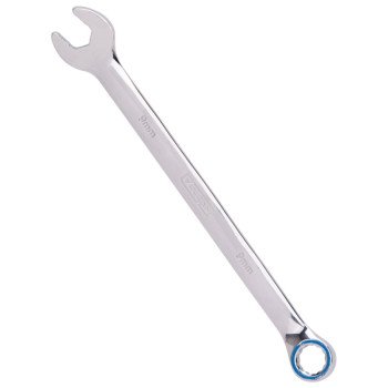 Vulcan MT6547905 Combination Wrench, Metric, 9 mm Head, Chrome Vanadium Steel, Silver