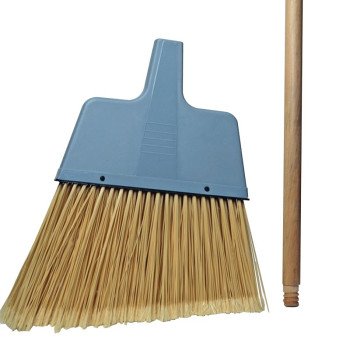 SUPREME ENTERPRISE LAB10 Angle Broom, Wood Handle