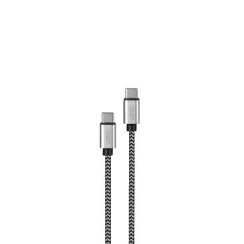 PowerZone KL-029X-2M-TYEP C Charging Cable, Type C, Type C, 6 ft L