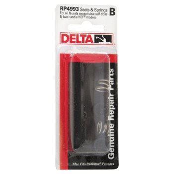 Delta RP4993 Seat and Spring Kit, Resin, For: Bathroom, Kitchen and Tub and Shower Faucets