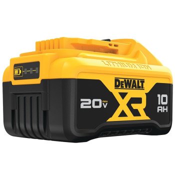 DEWALT DCB210 Rechargeable Battery Pack, 20 V Battery, 10 Ah, 1 hr Charging