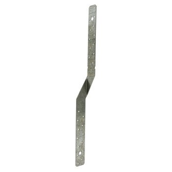 Simpson Strong-Tie MTS Series MTS18 Twist Strap, 18 in L Dimensions, 16 ga, Steel, Galvanized/Zinc