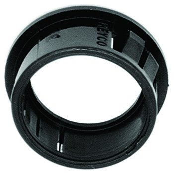 Jandorf 61432 Conduit Bushing, Nylon, Black, 3/4 in Dia Panel Hole, 0.453 in Thick Panel