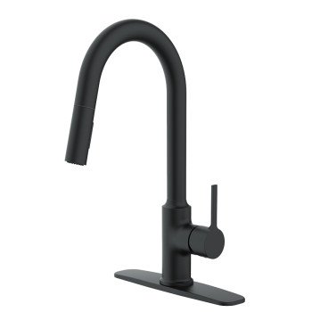 Boston Harbor FP4AF272BL Contemporary Pull-Down Kitchen Faucet, 1.8 gpm, 1 -Faucet Handle, 1 or 3 Hole -Faucet Hole