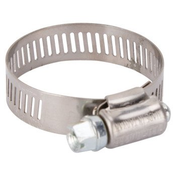 ProSource HCRAN20 Interlocked Hose Clamp, Stainless Steel, Stainless Steel