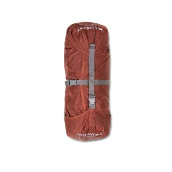 Klymit Cross Canyon 09C2RD01B Camping Tent, 2 Person, 2 -Door, 40D Polyester Mesh/68D Polyester Taffeta/75D Polyester