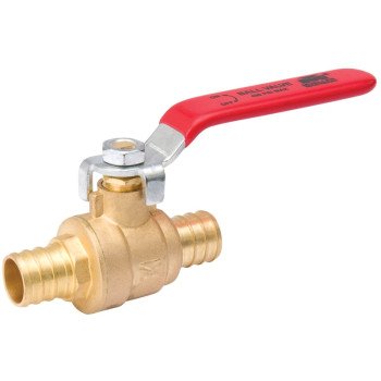 B & K 107-343NL Ball Valve, 1/2 in Connection, PEX x PEX, 600/160 psi Pressure, Brass Body