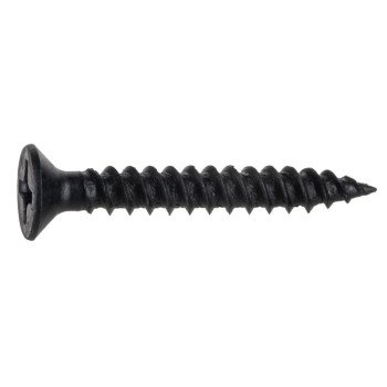 Midwest Fastener 02630 Screw, #6-13 Thread, 1 in L, Coarse, Twinfast Thread, Flat Head, Phillips Drive, Sharp Point