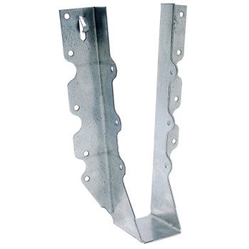 Simpson Strong-Tie U U210 Joist Hanger, 7-13/16 in H, 2 in D, 1-9/16 in W, Steel, Galvanized/Zinc, Face Mounting