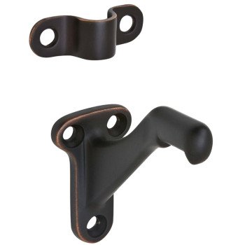 Schlage Ives Series 59A716 Handrail Bracket, Aluminum, Aged Bronze