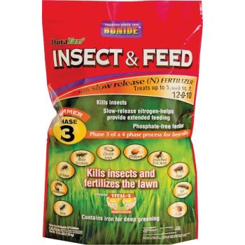 DuraTurf 60430 Insect and Feed, 16 lb, Granular, 12-0-10 N-P-K Ratio