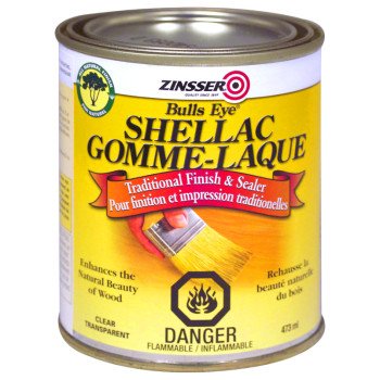 Zinsser Z00318 Shellac, Clear, Liquid, 473 mL, Can