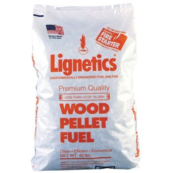 Lignetics FG10 Wood Fuel Pellet, 16 in L, 40 lb