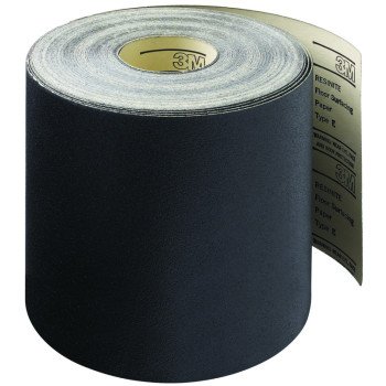 3M 15299 Floor Surfacing Paper, 8 in W, 50 yd L, 100 Grit, Medium, Resin Abrasive, Paper Backing