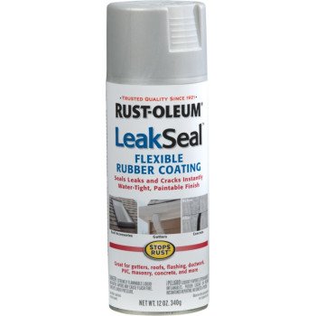 Rust-Oleum 267972 Rubberized Spray Coating, Aluminum, 12 oz, Can