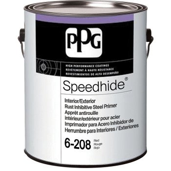 PPG SPEEDHIDE 6-208-01 Primer, Flat, Red, 1 gal