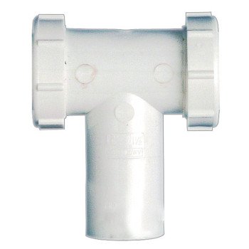 Plumb Pak PP20667 Center Outlet and Tailpiece, 1-1/2 in, Slip-Joint, Plastic, 6.13 in W x 12 in H Dimensions