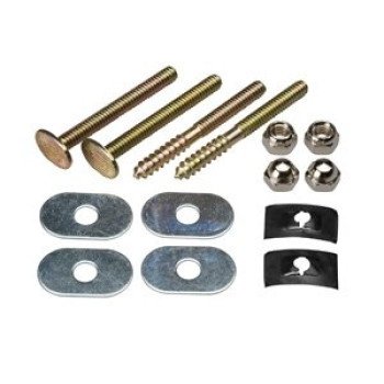 Moen M-Line Series M5870 Toilet Floor Bolt and Screw, 12-Piece, Brass