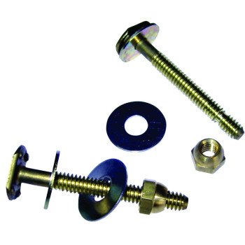 Hercules 90104 Toilet Closet Bolt, Brass