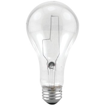 Sylvania 13125 Incandescent Bulb, 150 W, A21 Lamp, Medium E26 Lamp Base, 2740 Lumens, 2850 K Color Temp