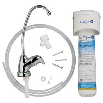 Culligan US-EZ-1 Under Sink Filter System, 3000 gal Capacity, 0.5 gpm