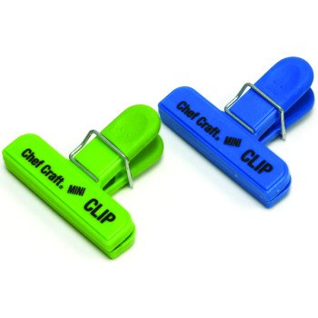 Chef Craft 21806 Bag Clip Set, Blue/Green