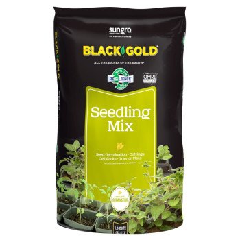 sun gro BLACK GOLD 1411002.CFL001.5P Seedling Mix, 1-1/2 cu-ft Bag