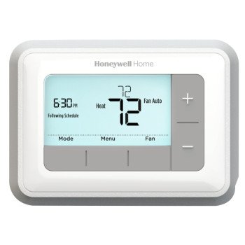 Honeywell RTH7560E1001/E Programmable Thermostat, Backlit Display, White