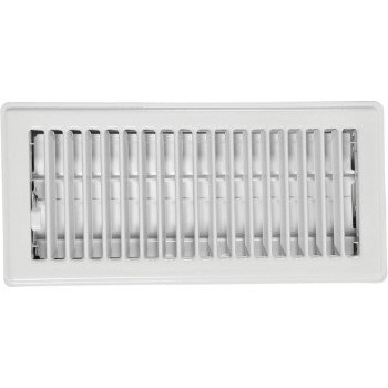 Imperial RG0267 Floor Register, 5-1/4 in L, 13-1/4 in W, Steel