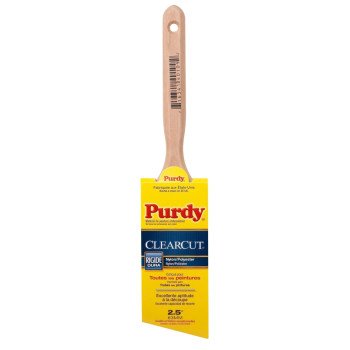 Purdy Clearcut Glide 152125 Trim Brush, Nylon/Polyester Bristle, Fluted Handle