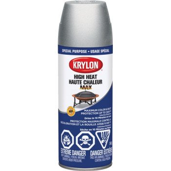 Krylon 41608 Spray Paint, Gloss, Aluminum, 12 oz, Can