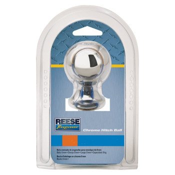 REESE TOWPOWER 7401036 Hitch Ball, 2 in Dia Ball, 1 in Dia Shank, 6000 lb Gross Towing, Steel