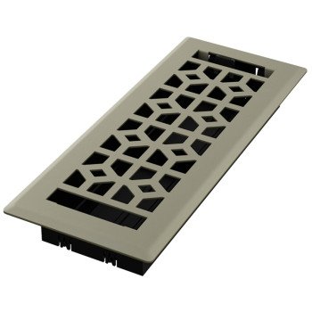 Imperial RG3462 Floor Register, Polystyrene, Satin Nickel