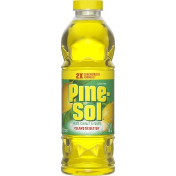 Pine-Sol 10041294601549 Multi-Surface Cleaner and Disinfectant, 24 oz, Bottle, Liquid, Lemon Fresh