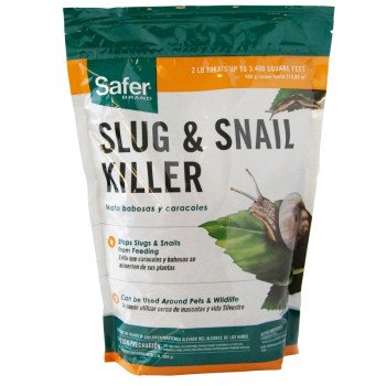 Safer SB125 Slug and Snail Killer, Granular, Light Red, 2 lb Bag