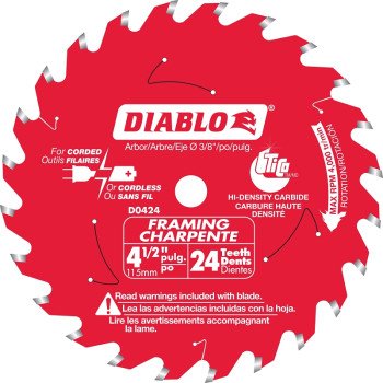 D0424X BLADE SAW 24T 4-1/2IN  